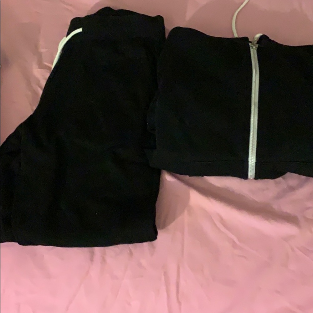 Black sweatsuit